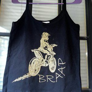 Gold Glitter BRAAP T-Shirt Decal